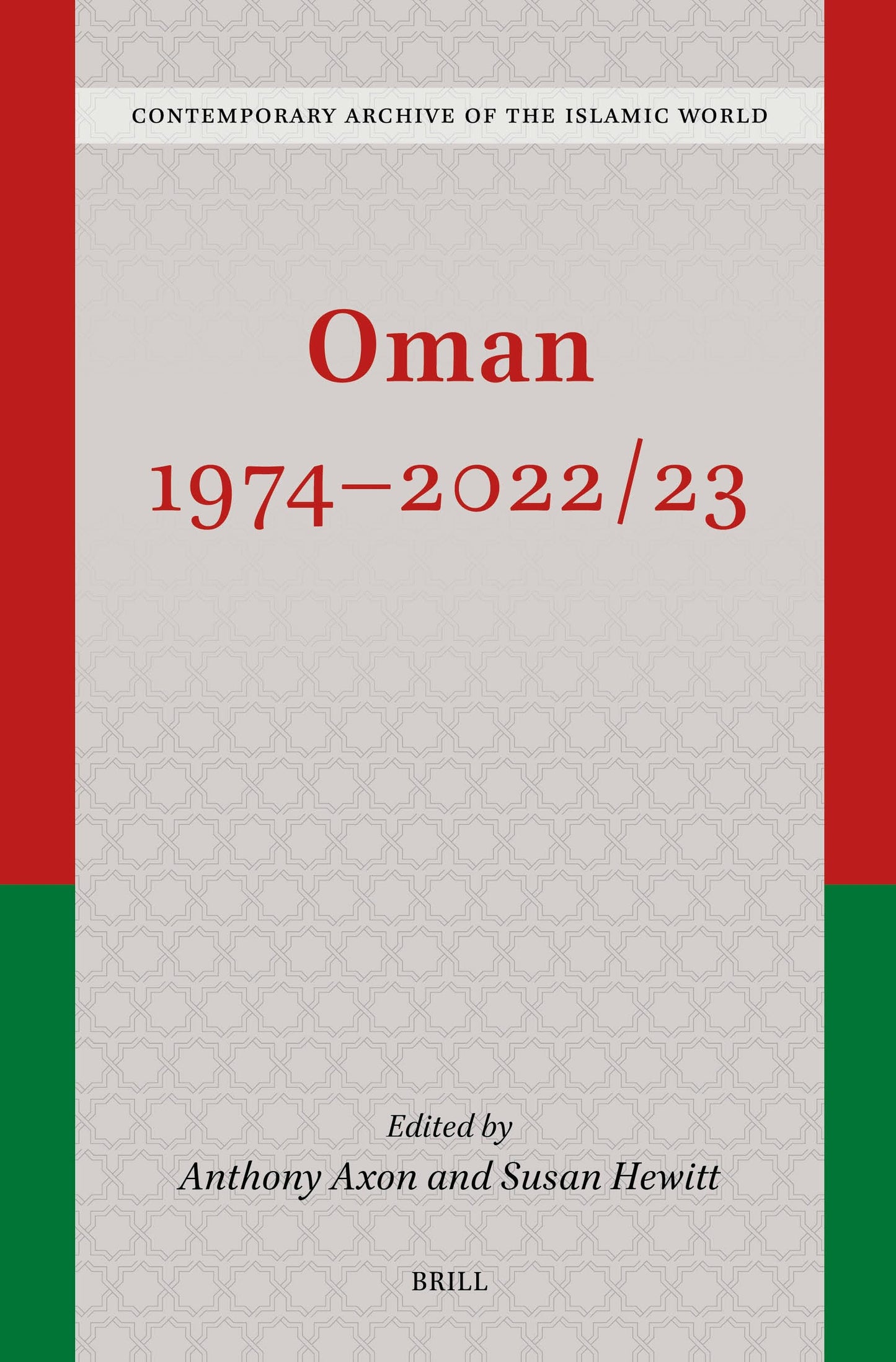 Book cover image for Oman 1974 - 2022/23 ISBN: 9789004742604