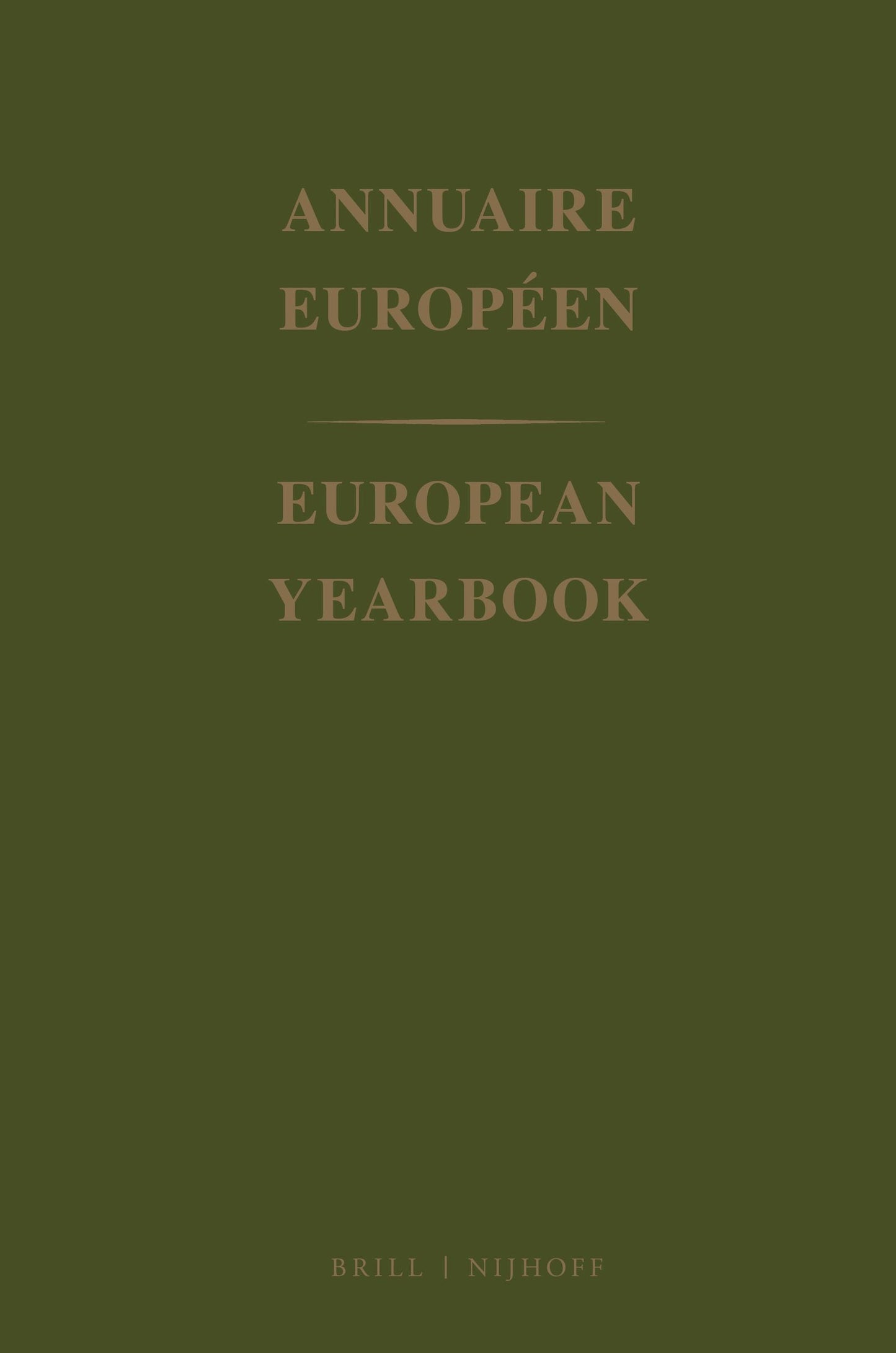 Book cover image for European Yearbook / Annuaire Européen, Volume 45 (1997) ISBN: 9789041113092