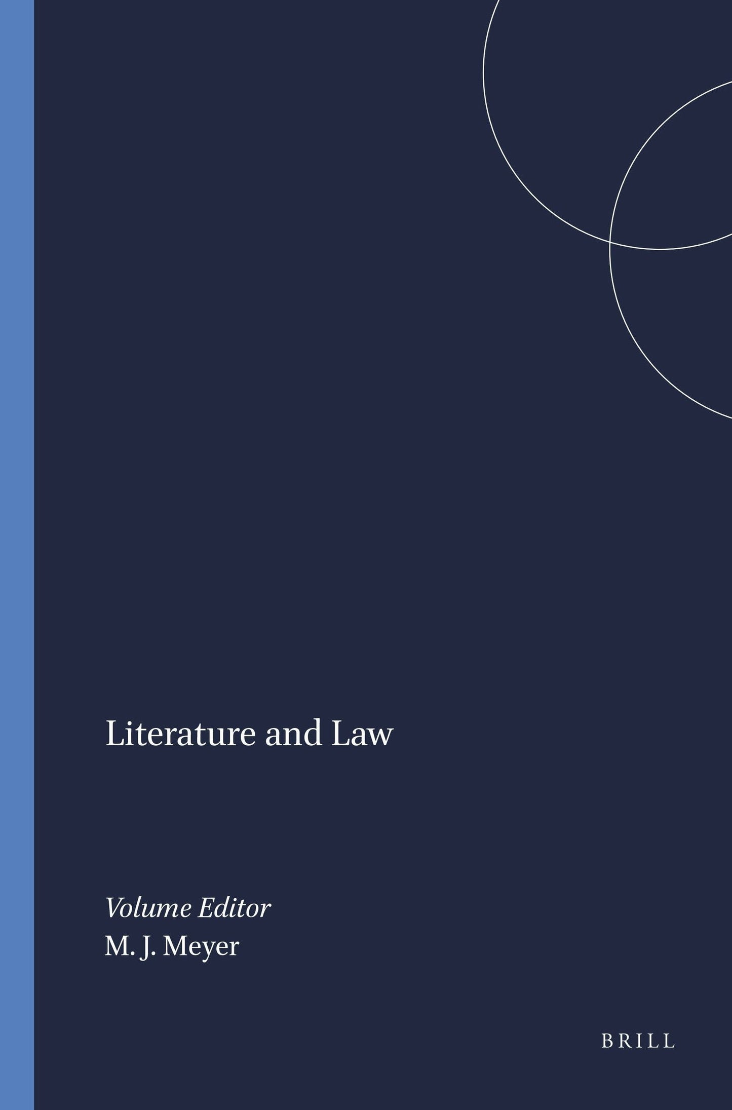 Book cover image for Literature and Law ISBN: 9789042016439