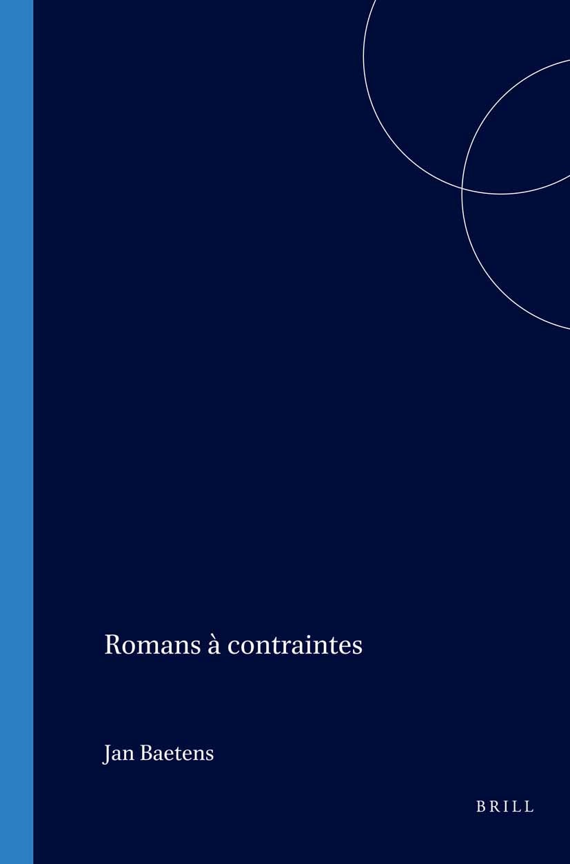 Book cover image for Romans à contraintes ISBN: 9789042018945