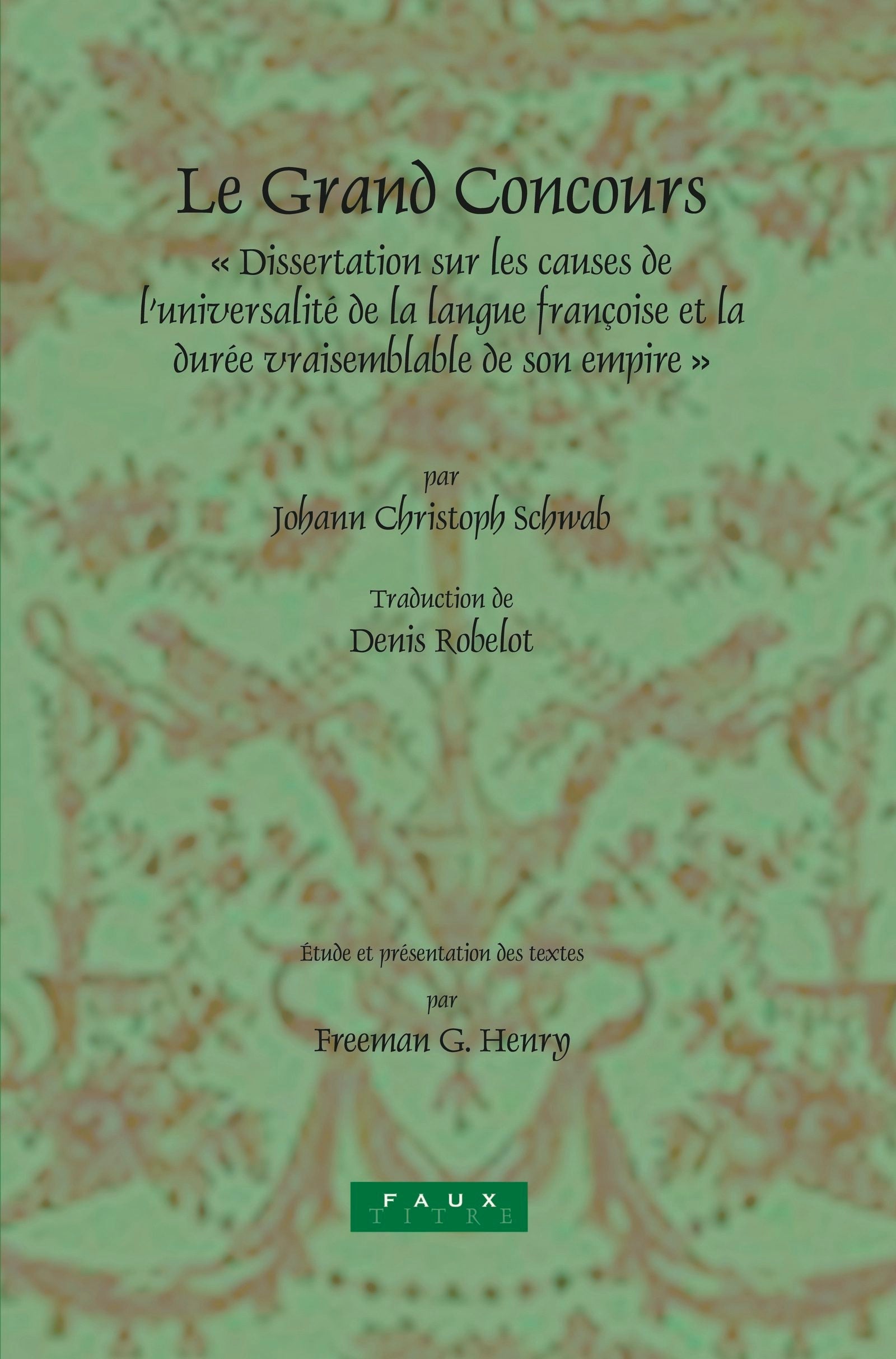 Book cover image for Le Grand Concours ISBN: 9789042019249
