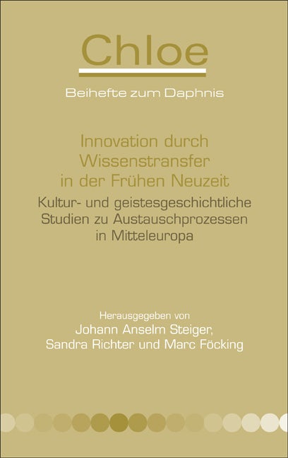 Book cover image for Innovation durch Wissenstransfer in der Frühen Neuzeit ISBN: 9789042027701