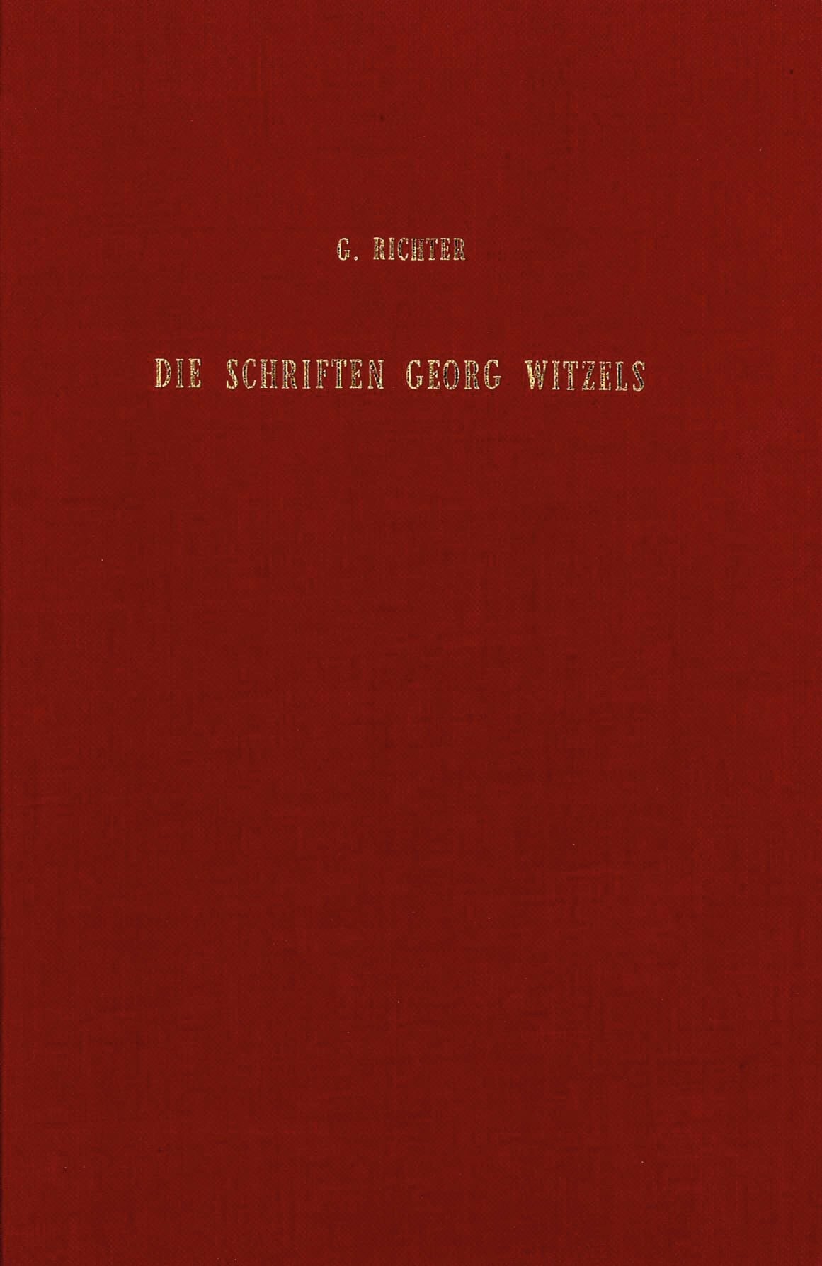 Book cover image for Die Schriften Georg Witzels bibliographisch bearbeitet ISBN: 9789060041444