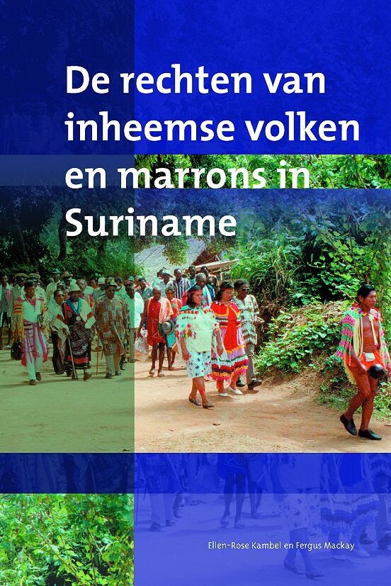 Book cover image for De rechten van inheemse volken en marrons in Suriname ISBN: 9789067182102