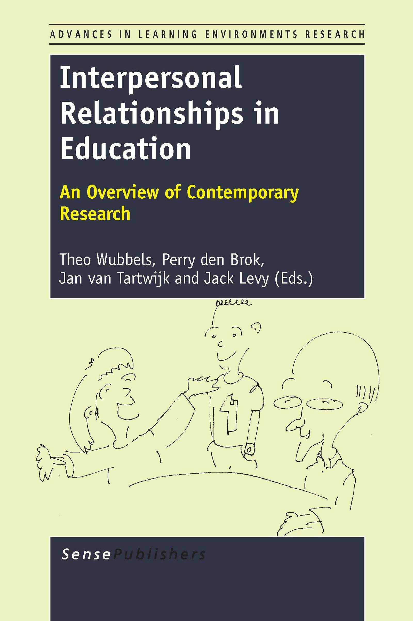 Book cover image for Interpersonal Relationships in Education ISBN: 9789460919374