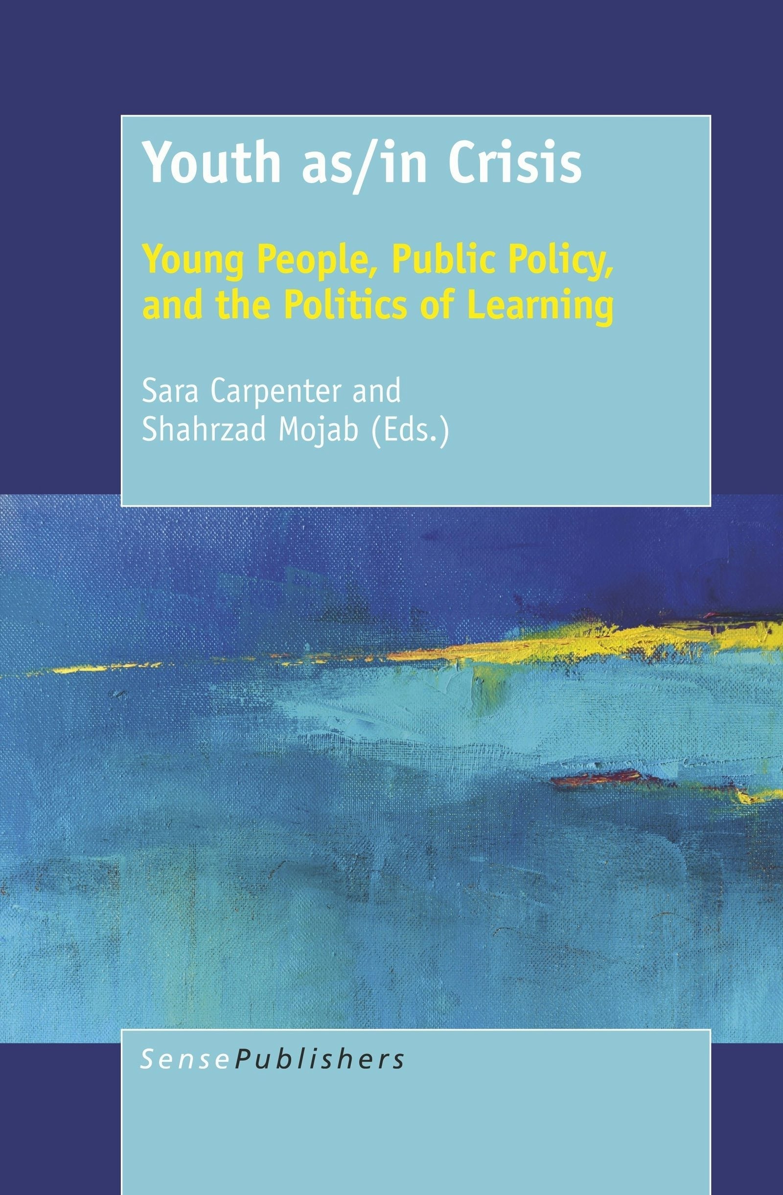 Book cover image for Youth as/in Crisis ISBN: 9789463510974