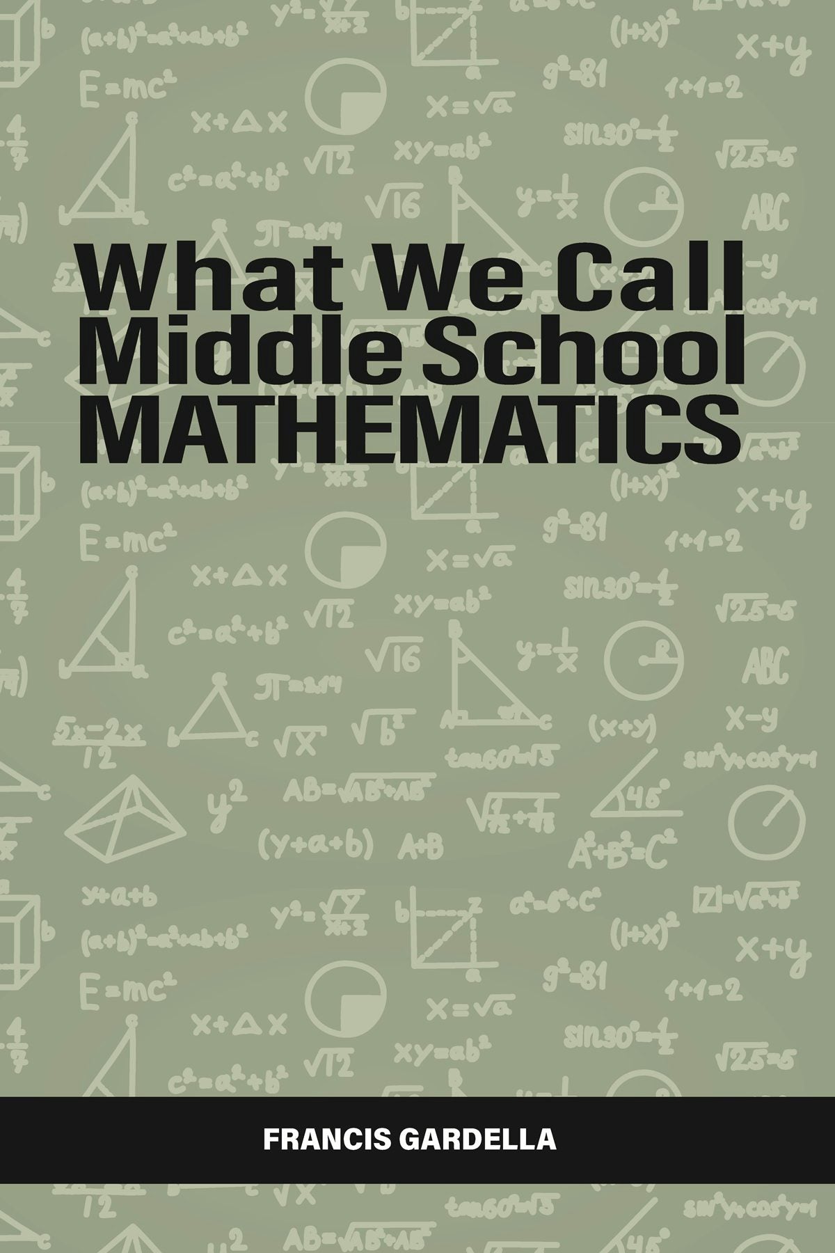 Book cover image for What We Call Middle School Mathematics ISBN: 9798887306513