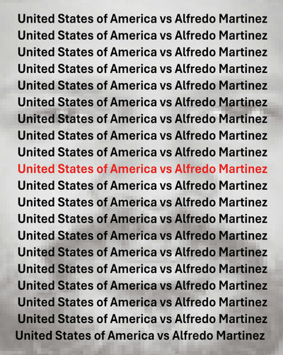 Cover image for The United States vs Alfredo Martinez, isbn: 9798991223454