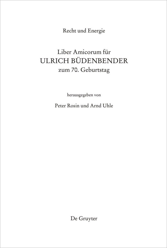 Recht und Energie