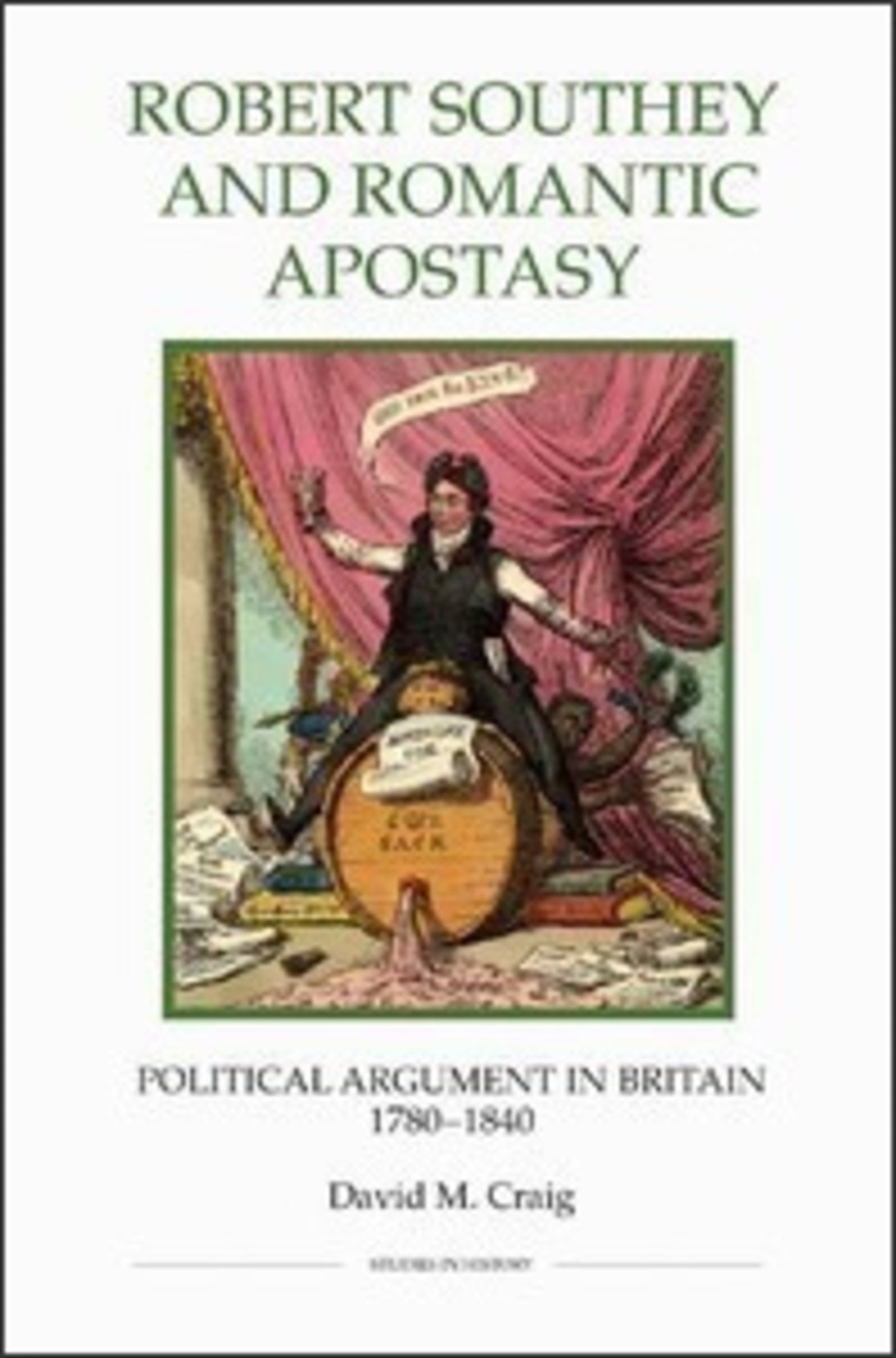 Cover image for Robert Southey and Romantic Apostasy ISBN 9780861932917