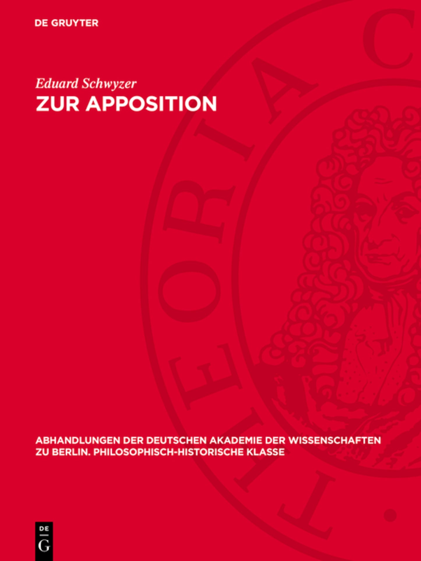 Zur Apposition
