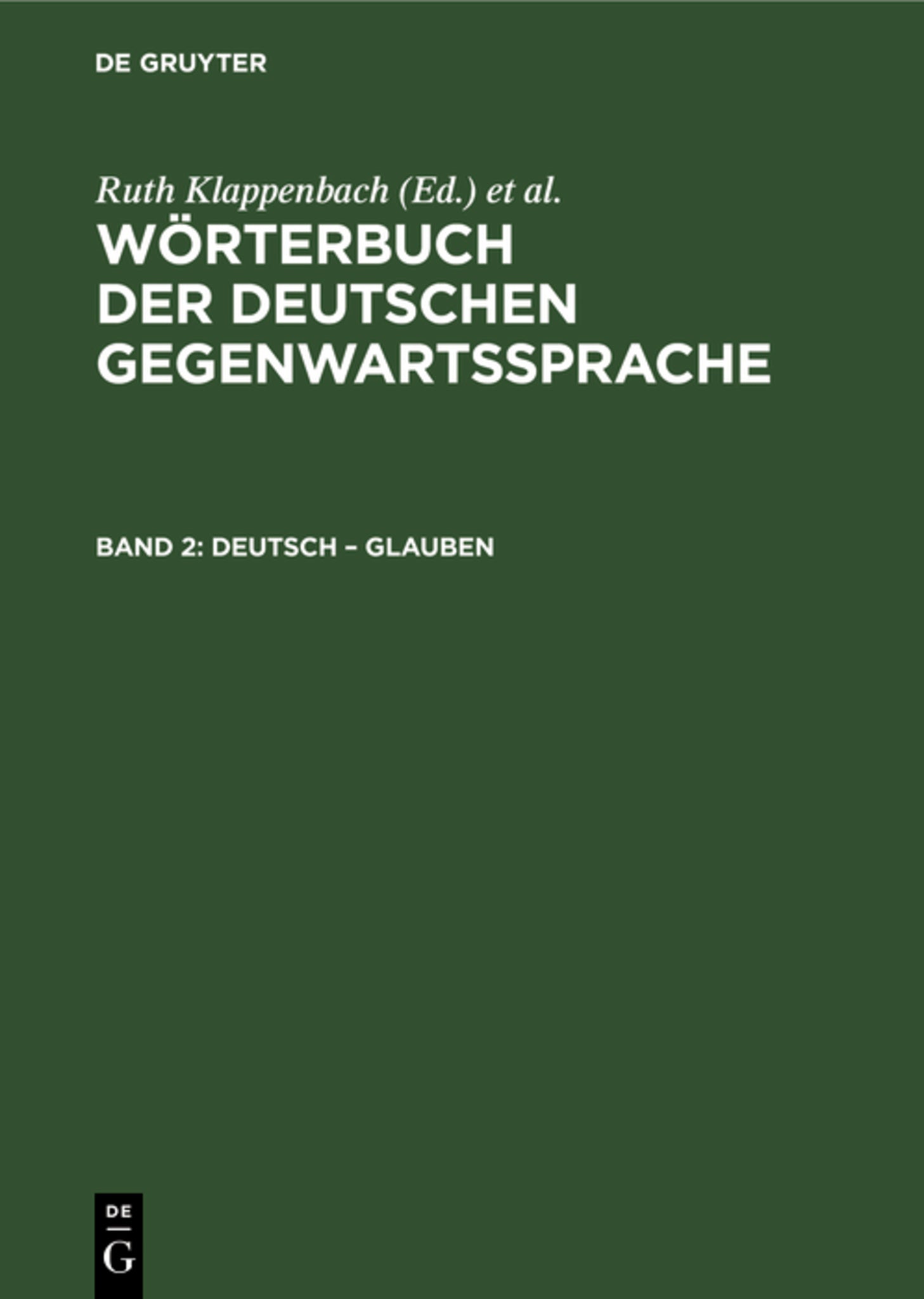 Deutsch – Glauben