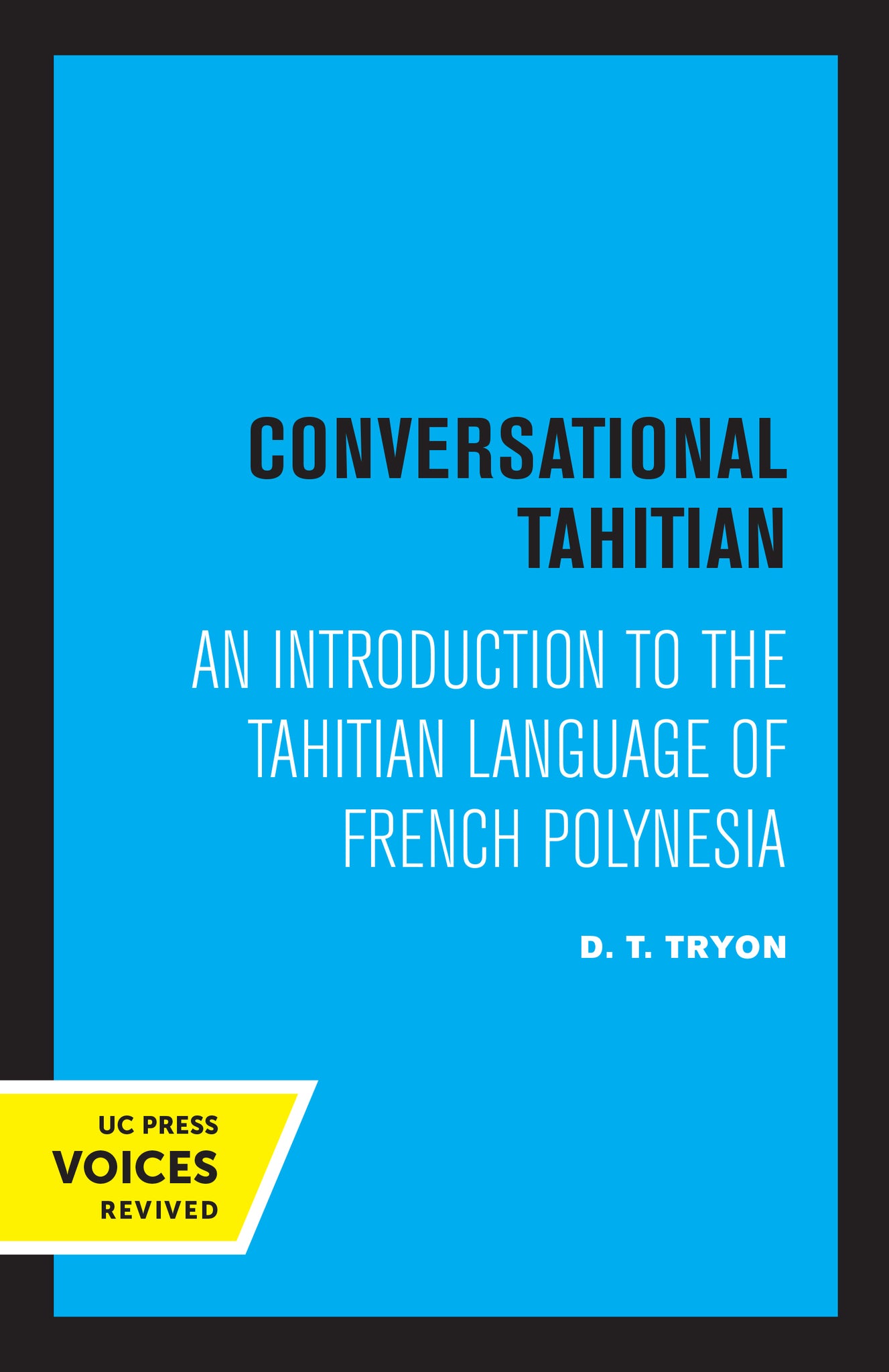 Cover image for Conversational Tahitian ISBN 9780520321755