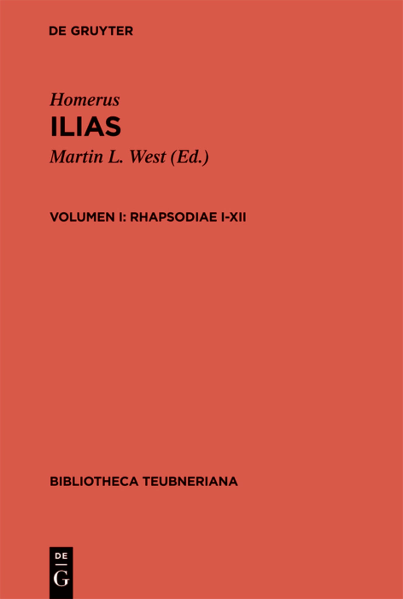 Cover image for Rhapsodiae I-XII ISBN 9783598714313