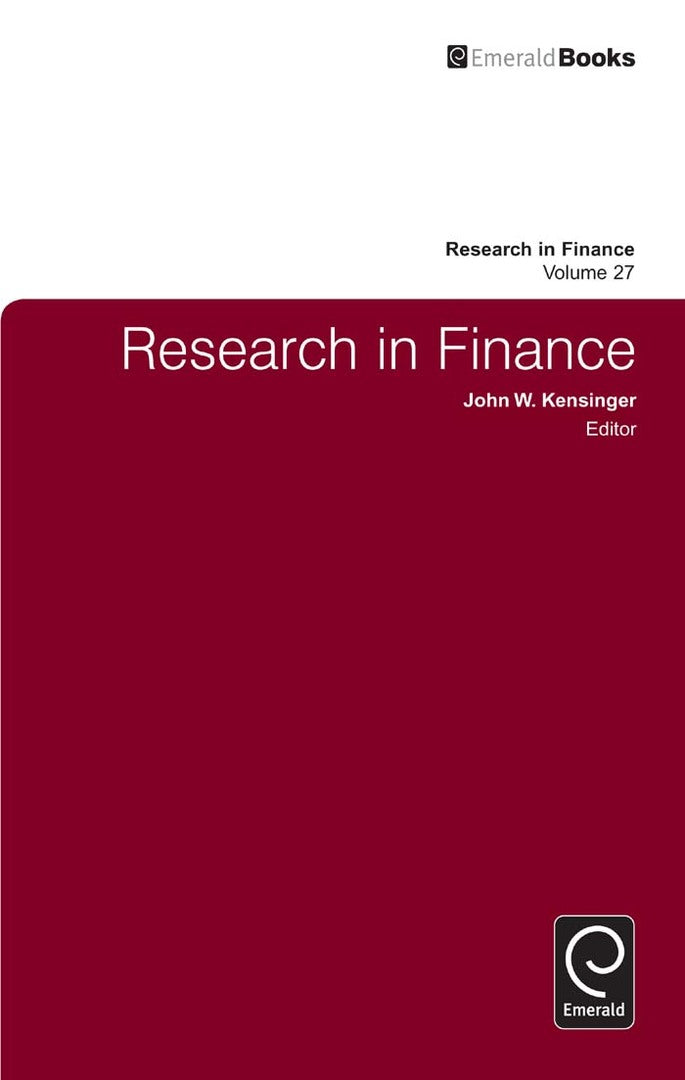 Cover image for Research in Finance ISBN 9780857245410