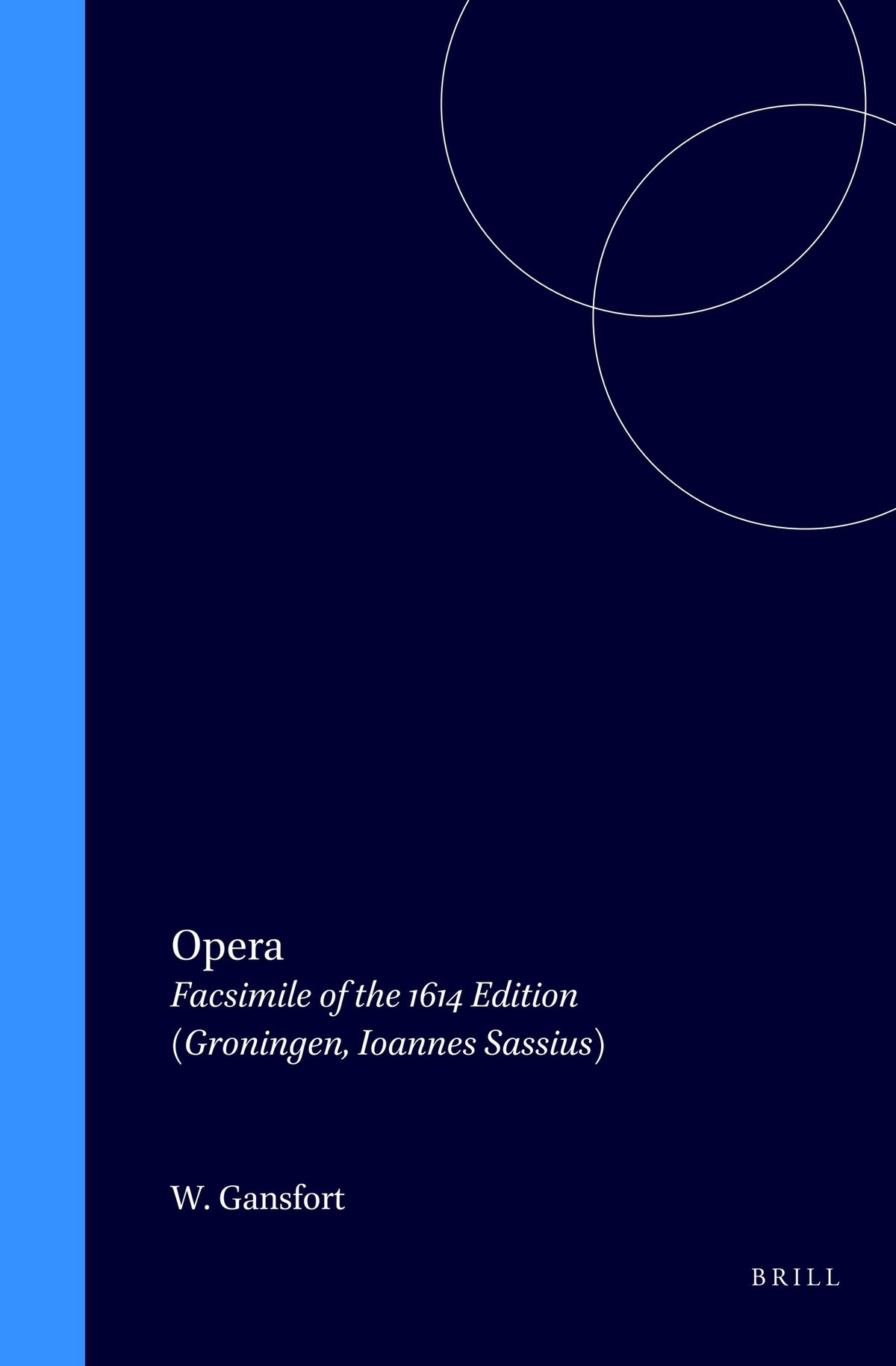 Cover image for Opera ISBN 9789060040546