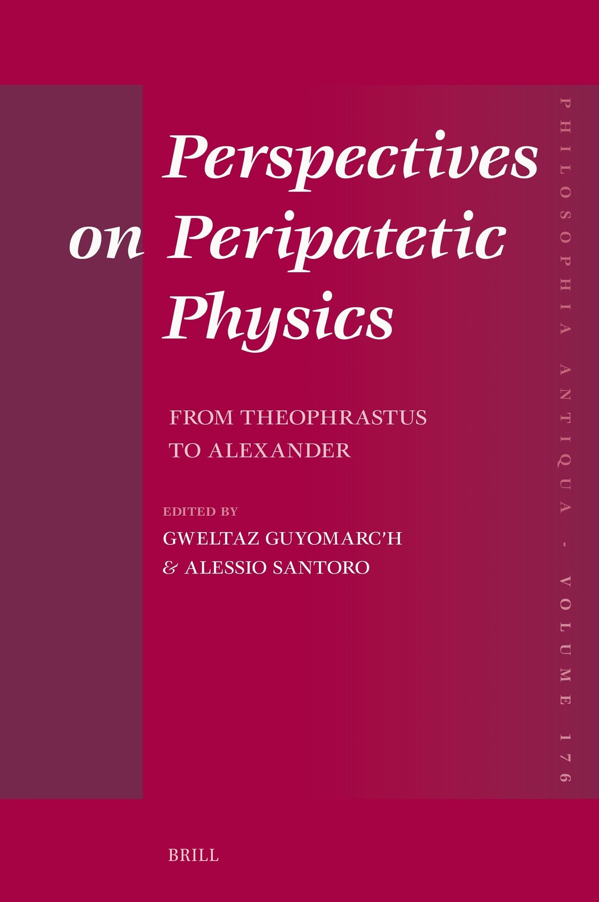 Cover image for Perspectives on Peripatetic Physics ISBN 9789004739307