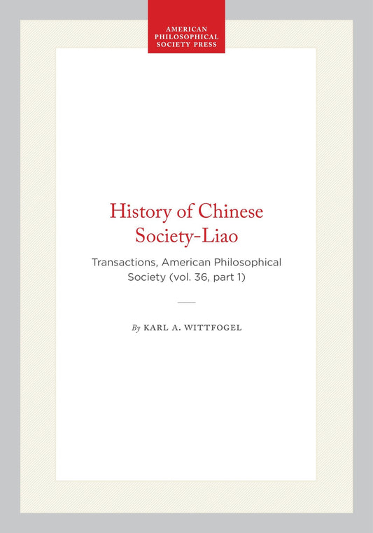 History of Chinese Society-Liao