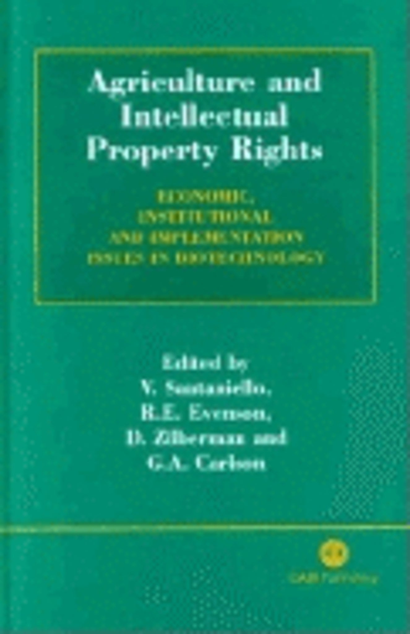 Agriculture and Intellectual Property Rights