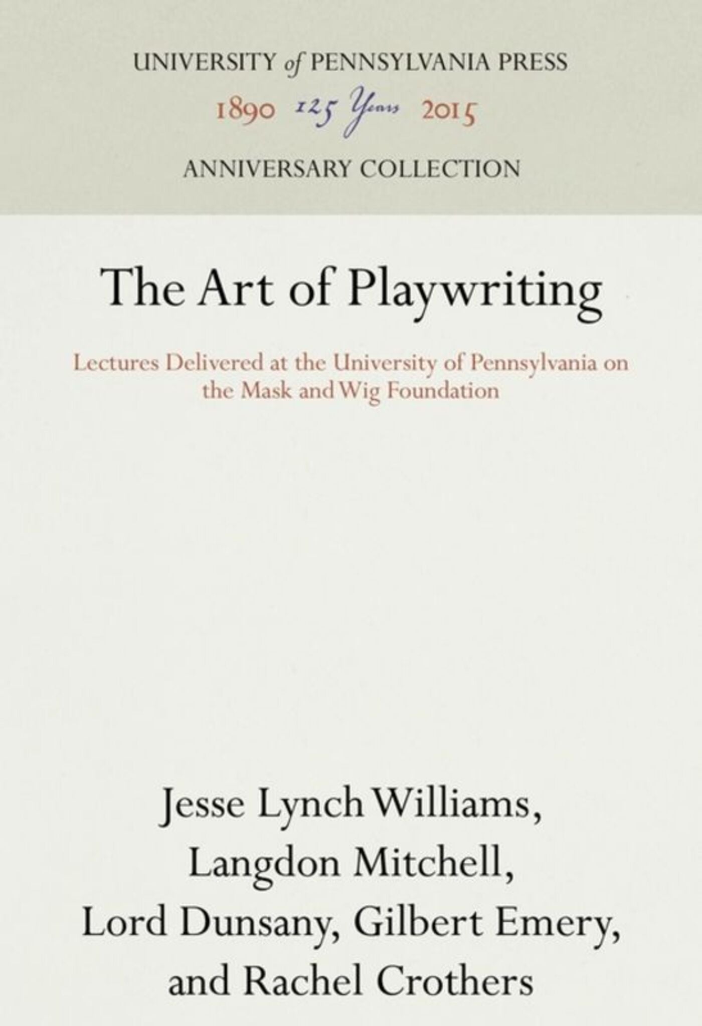 Cover image for The Art of Playwriting ISBN 9781512808926