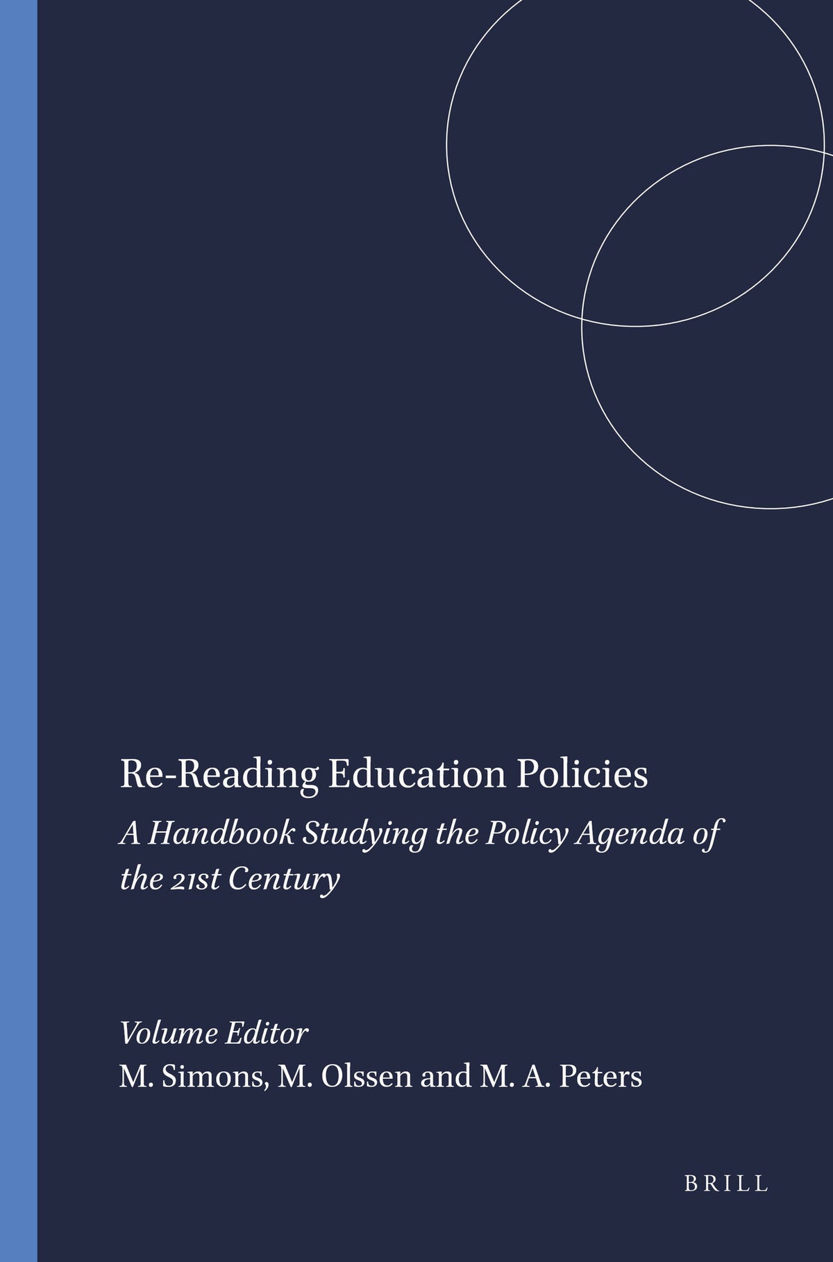 Cover image for Re-Reading Education Policies ISBN 9789087908300