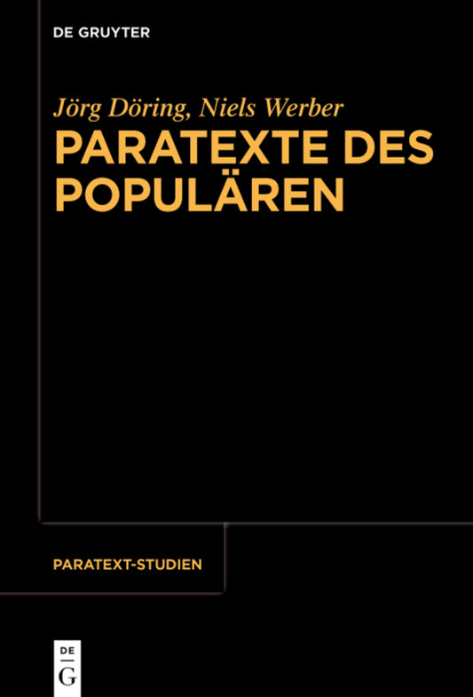 Paratexte des Populären