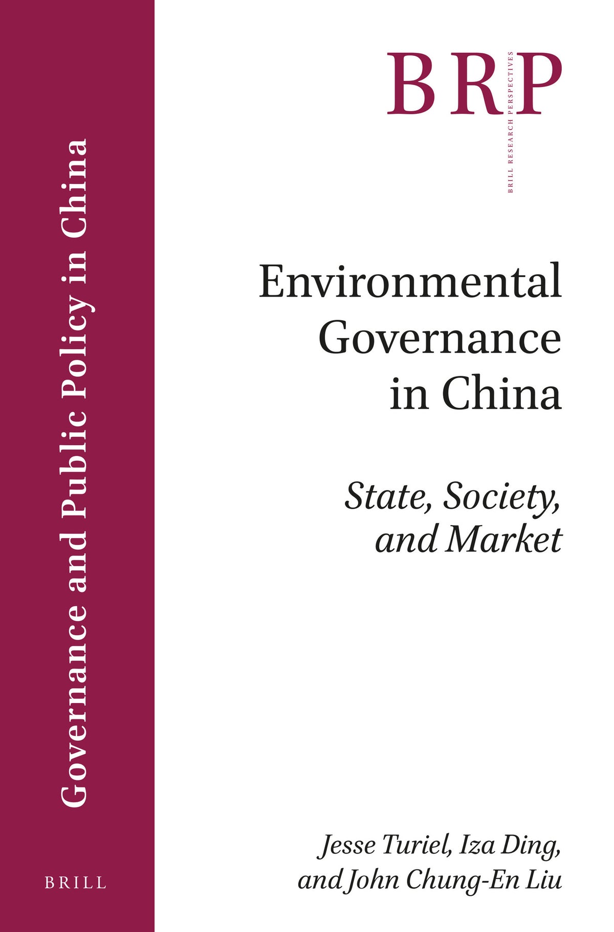 Cover image for Environmental Governance in China ISBN 9789004359918