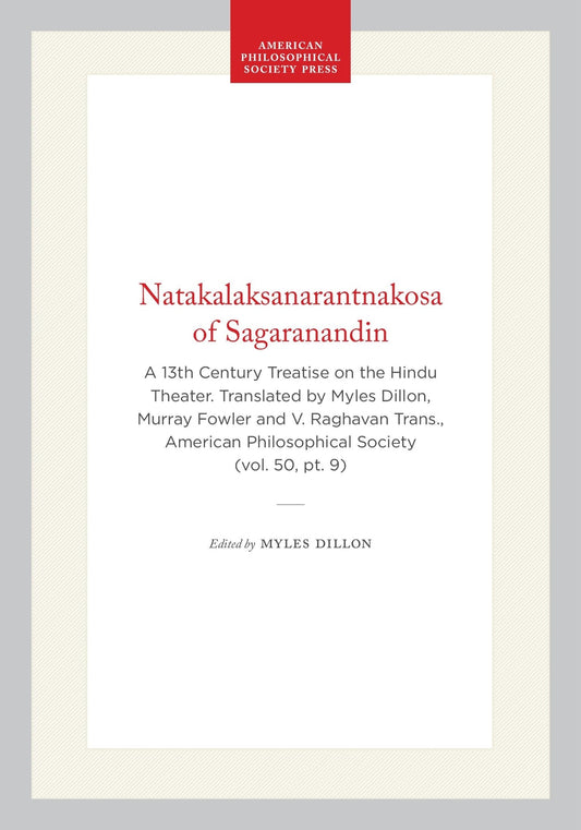 Natakalaksanarantnakosa of Sagaranandin