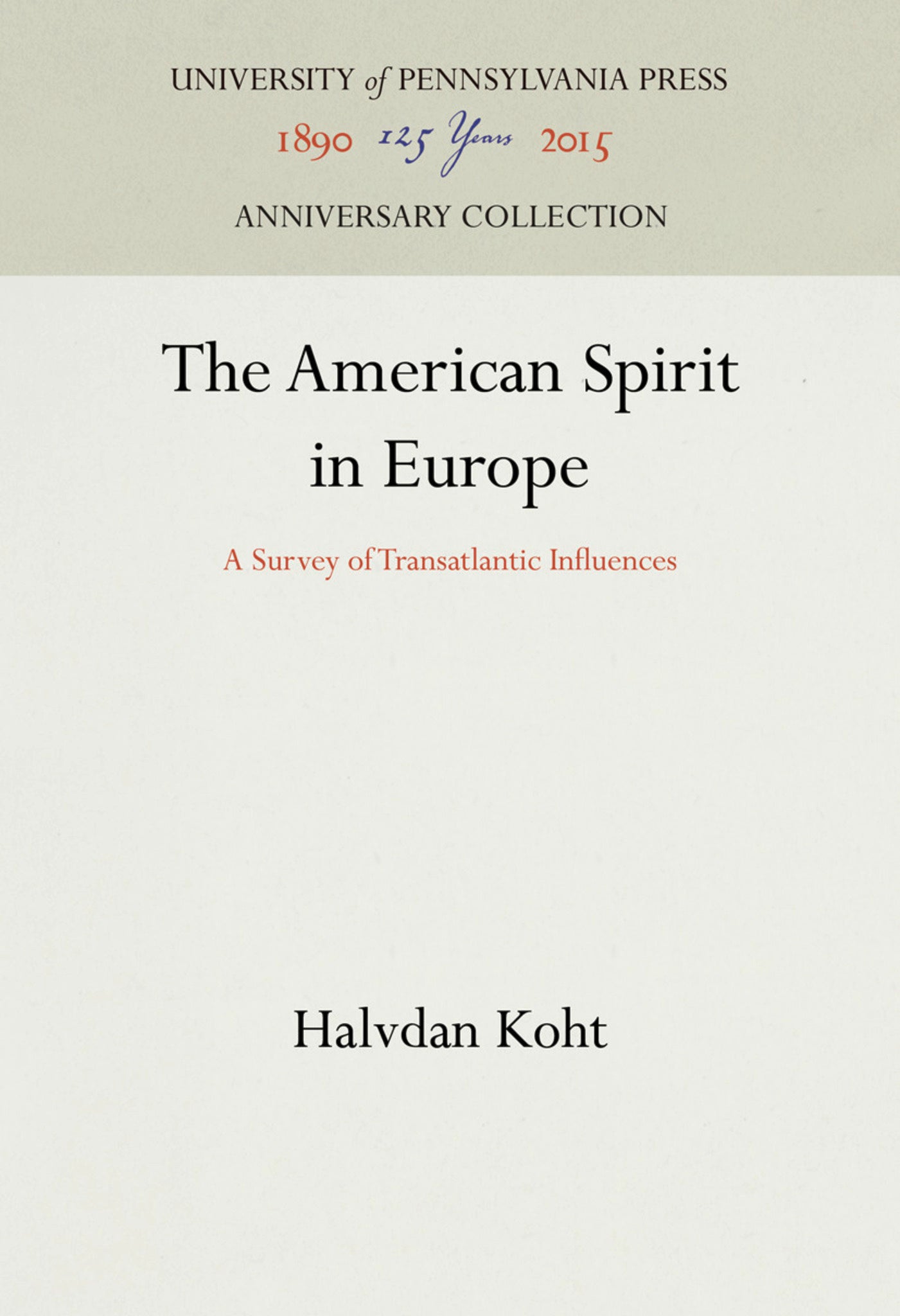 The American Spirit in Europe