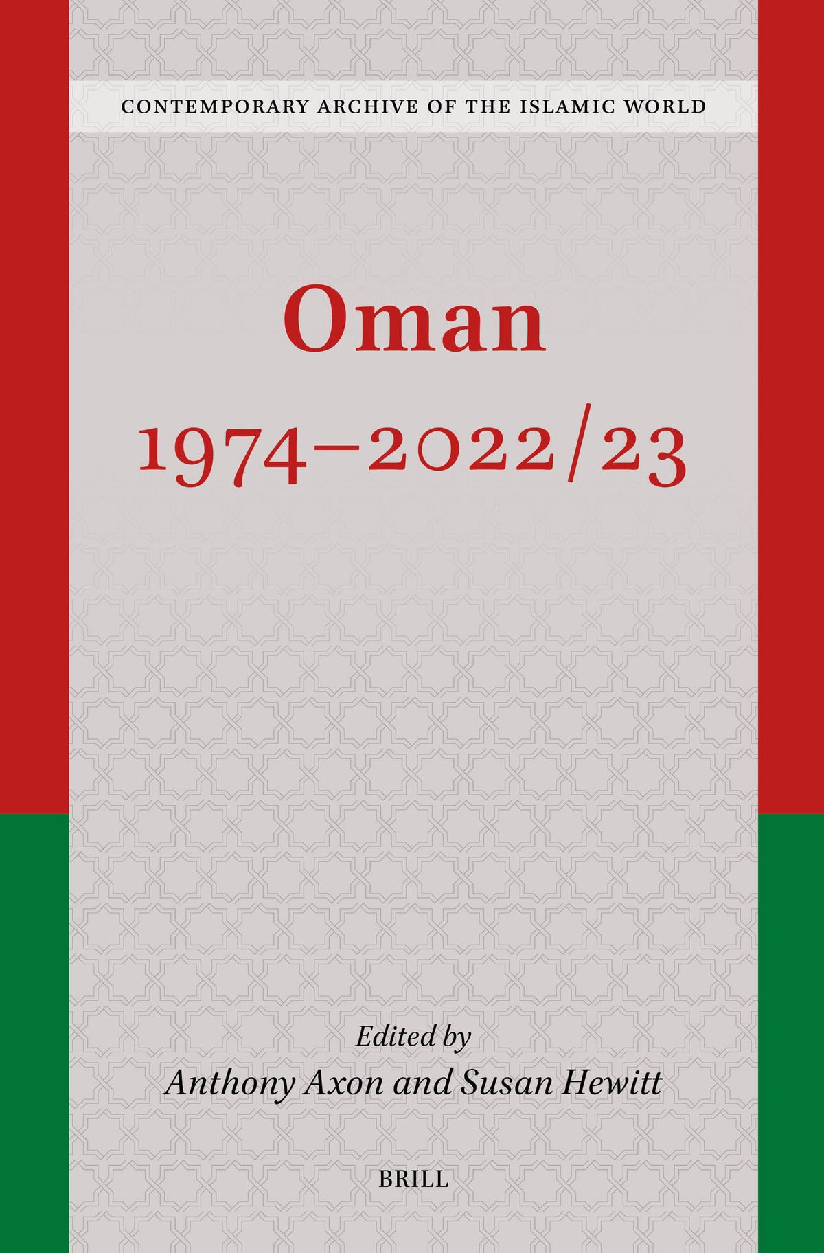 Cover image for Oman 1974 - 2022/23 ISBN 9789004742604