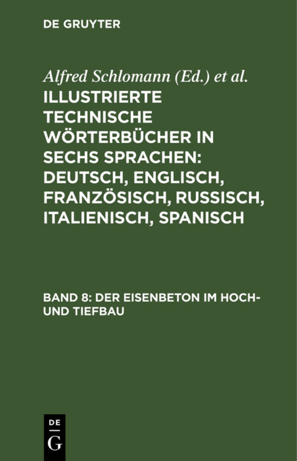 Cover image for Der Eisenbeton im Hoch- und Tiefbau ISBN 9783486739404