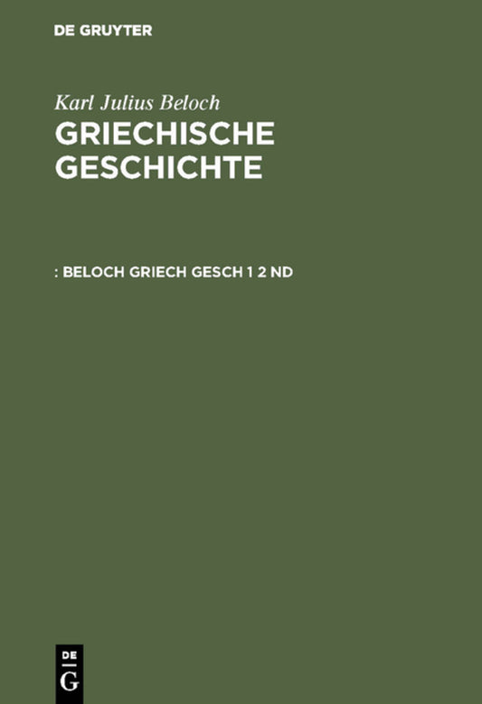 Die Zeit vor den Perserkriegen
