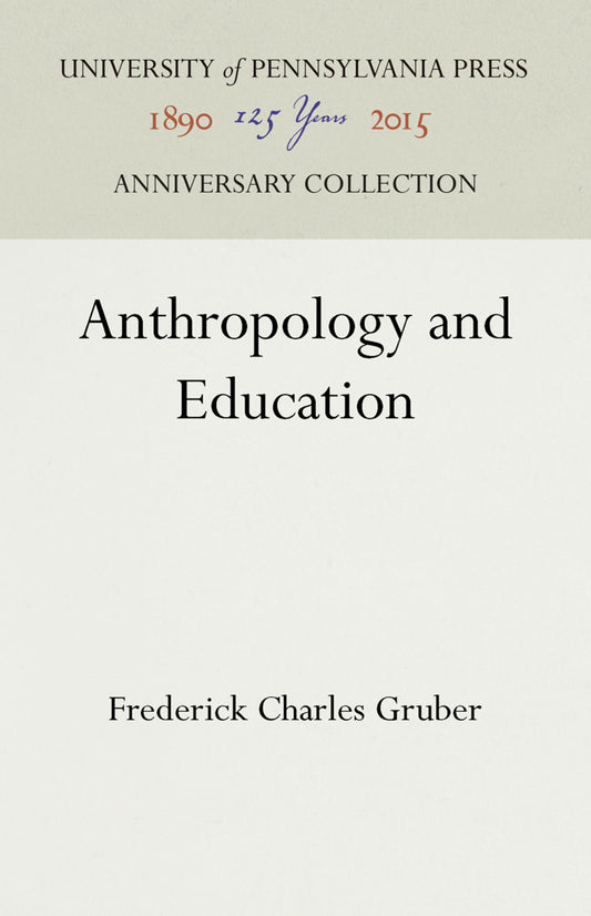 Anthropology and Education