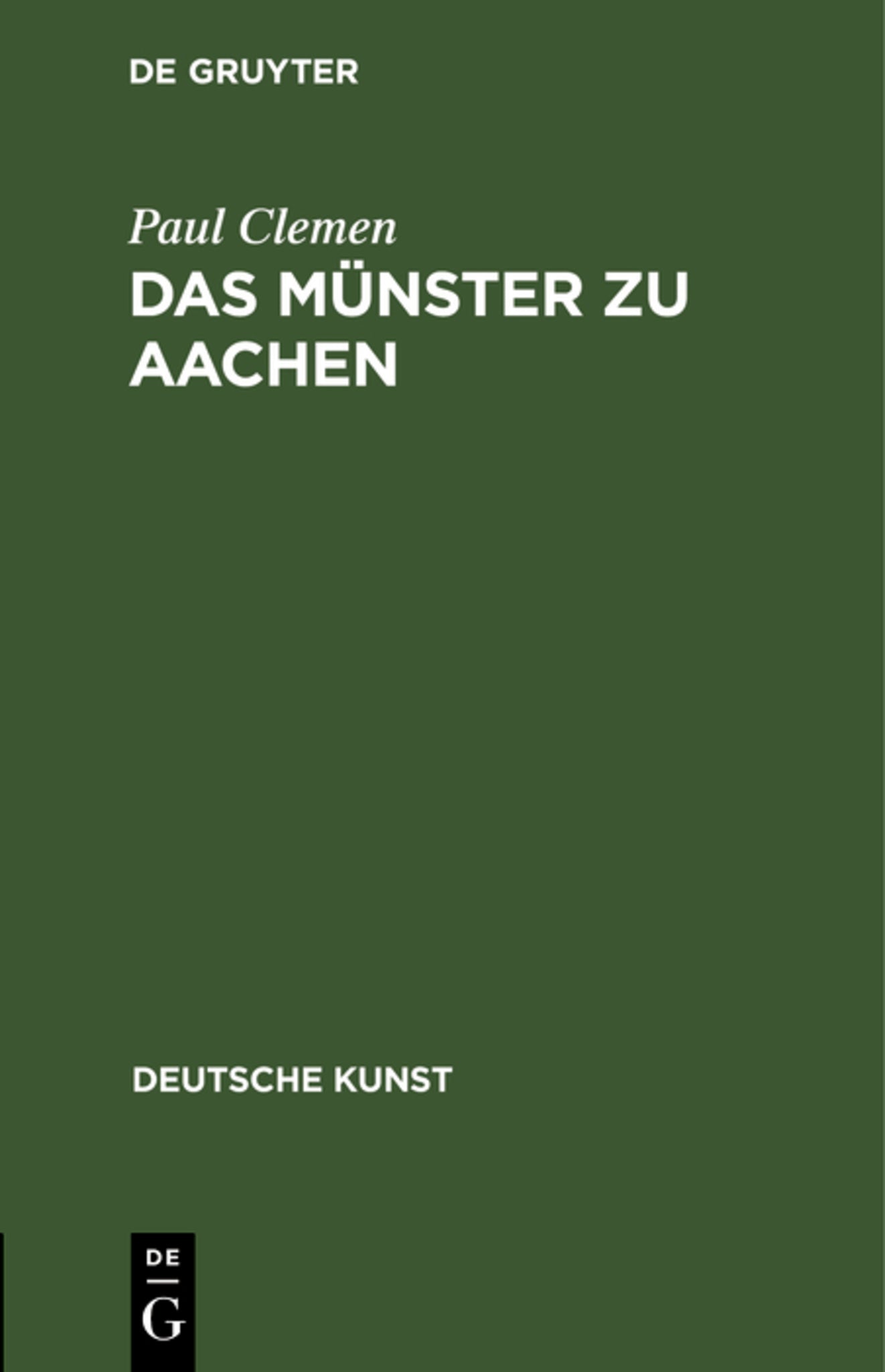 Das Münster zu Aachen