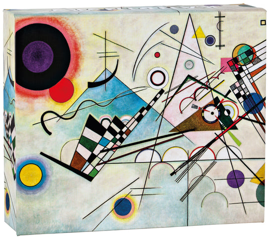 teNeues - QuickNotes: Kandinsky, Notecards with Box, Blank Inside, 20 Full Color Notecards, 20 Classic White Envelopes, Gift Keepsake Box, Magnet Closure, Beautiful Abstract Design