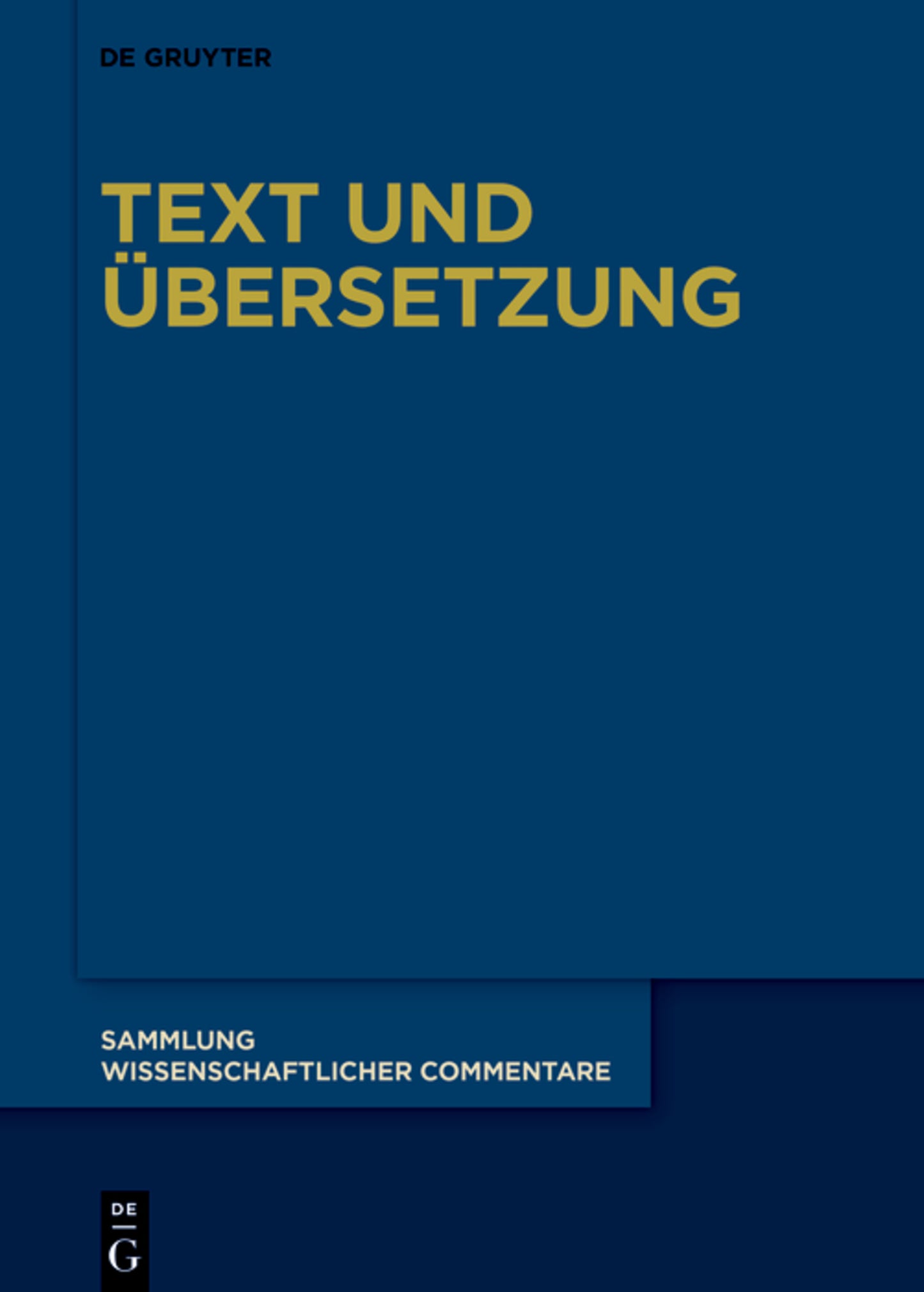 Text und Übersetzung