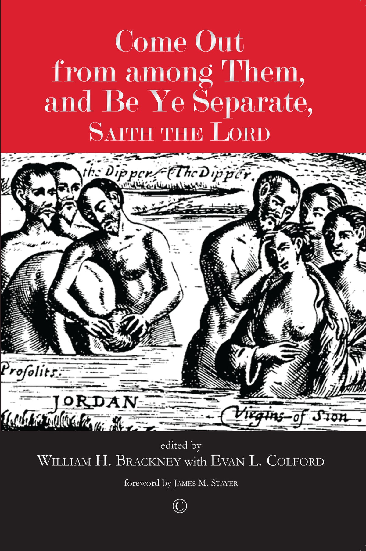 Cover image for Come Out from among Them, and Be Ye Separate, Saith the Lord ISBN 9780227177242