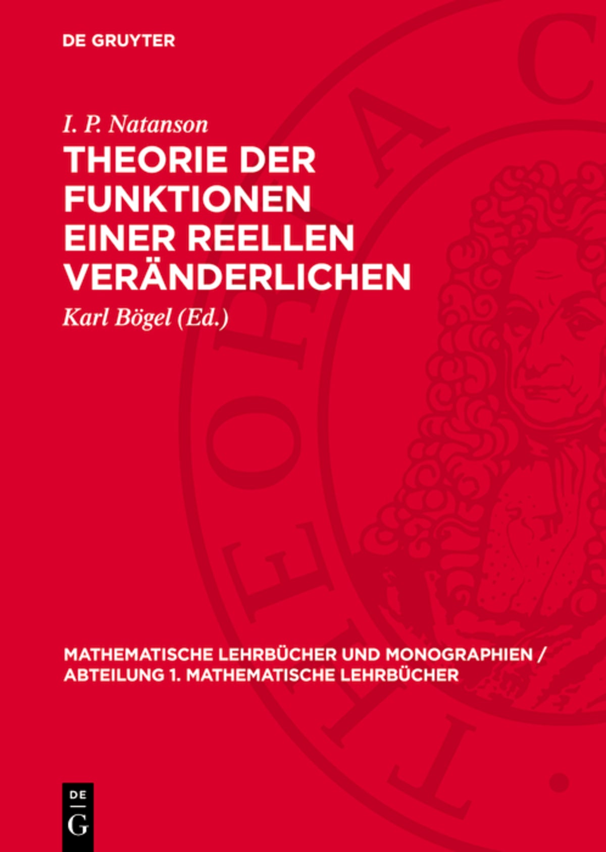 Theorie der Funktionen einer reellen Veränderlichen