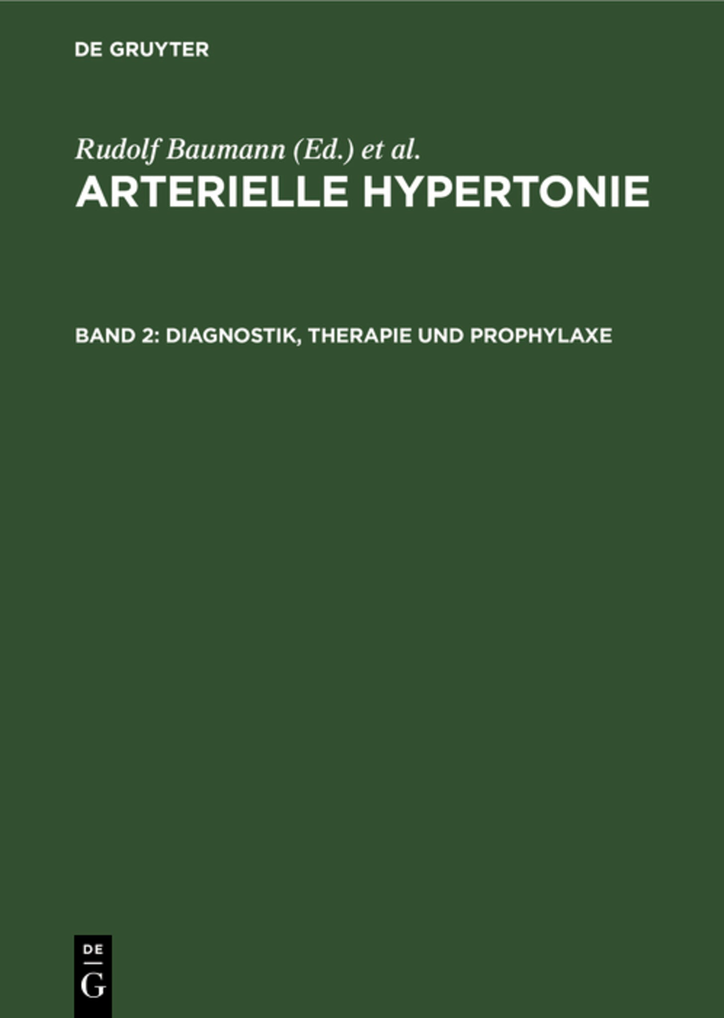 Diagnostik, Therapie und Prophylaxe
