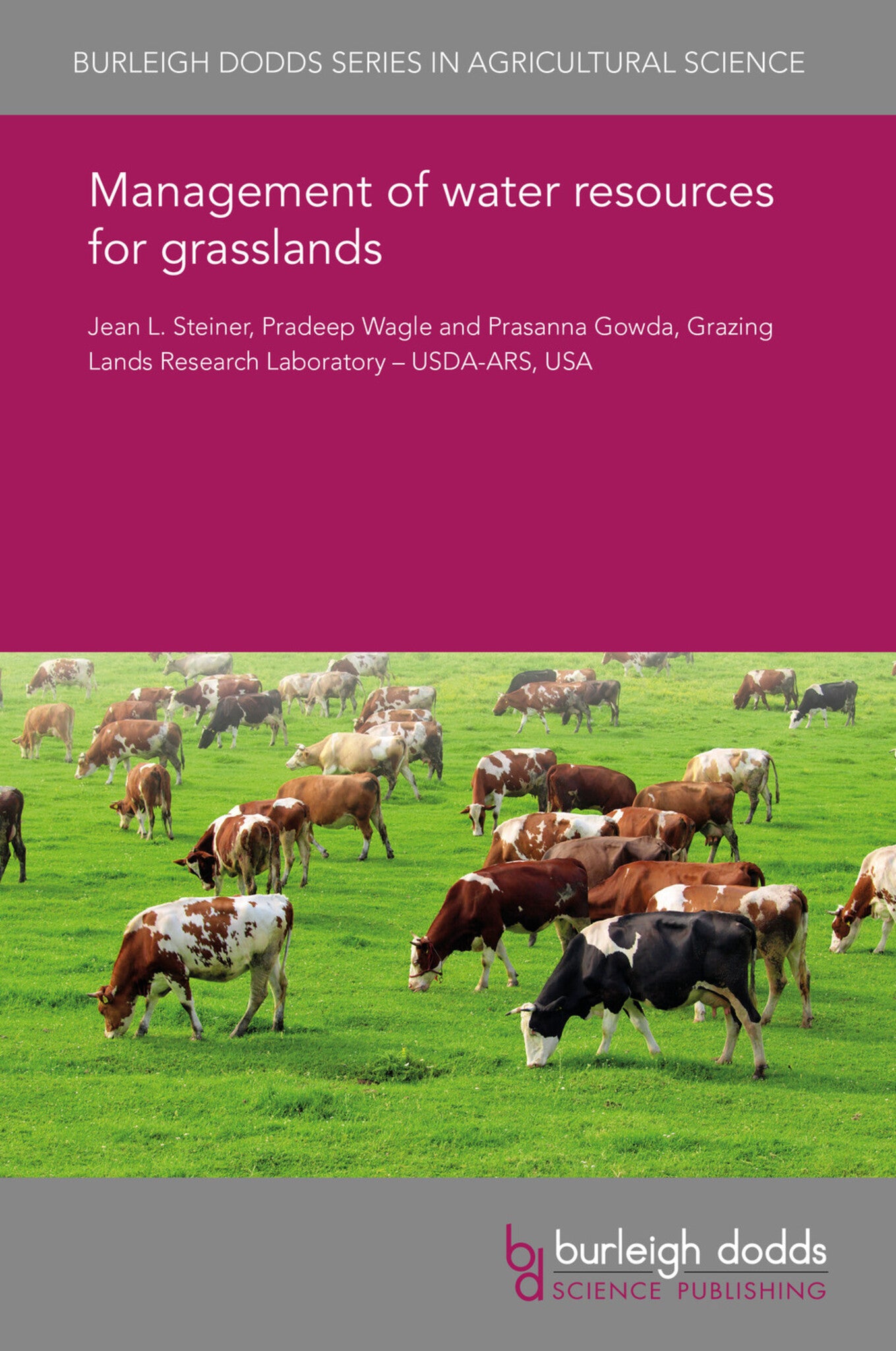 Cover image for Management of water resources for grasslands ISBN 9781838796945