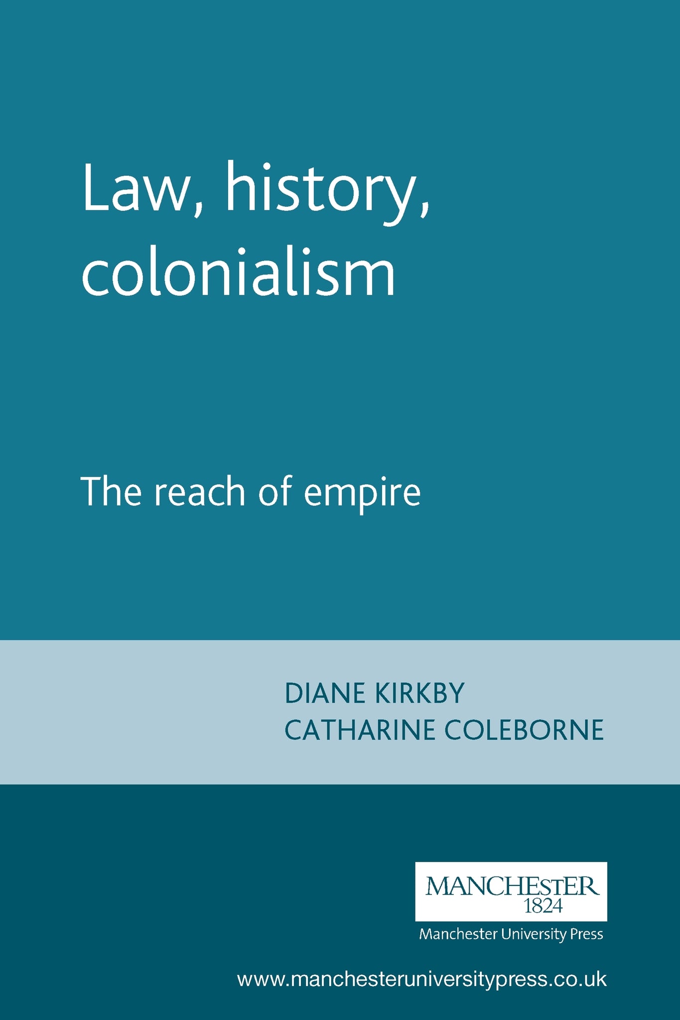Cover image for Law, history, colonialism ISBN 9780719081958