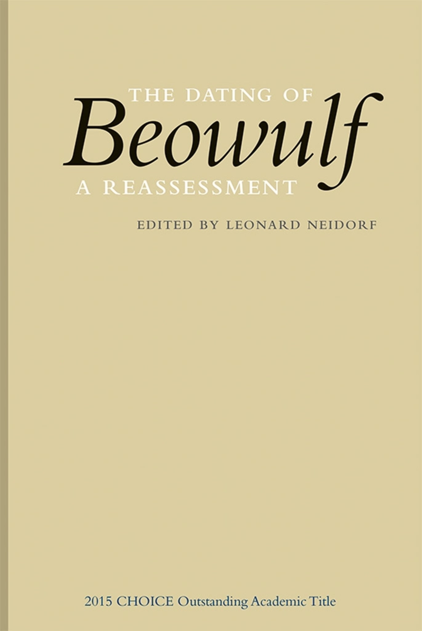 Cover image for The Dating of Beowulf ISBN 9781843844495
