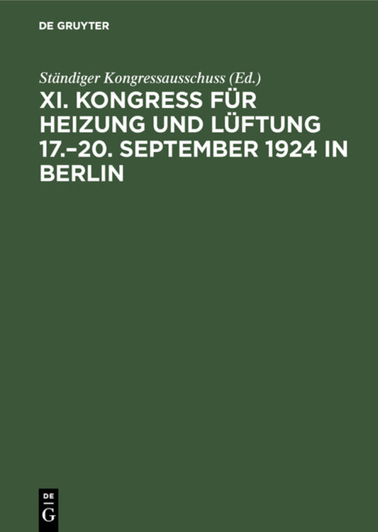 17.–20. September 1924 in Berlin