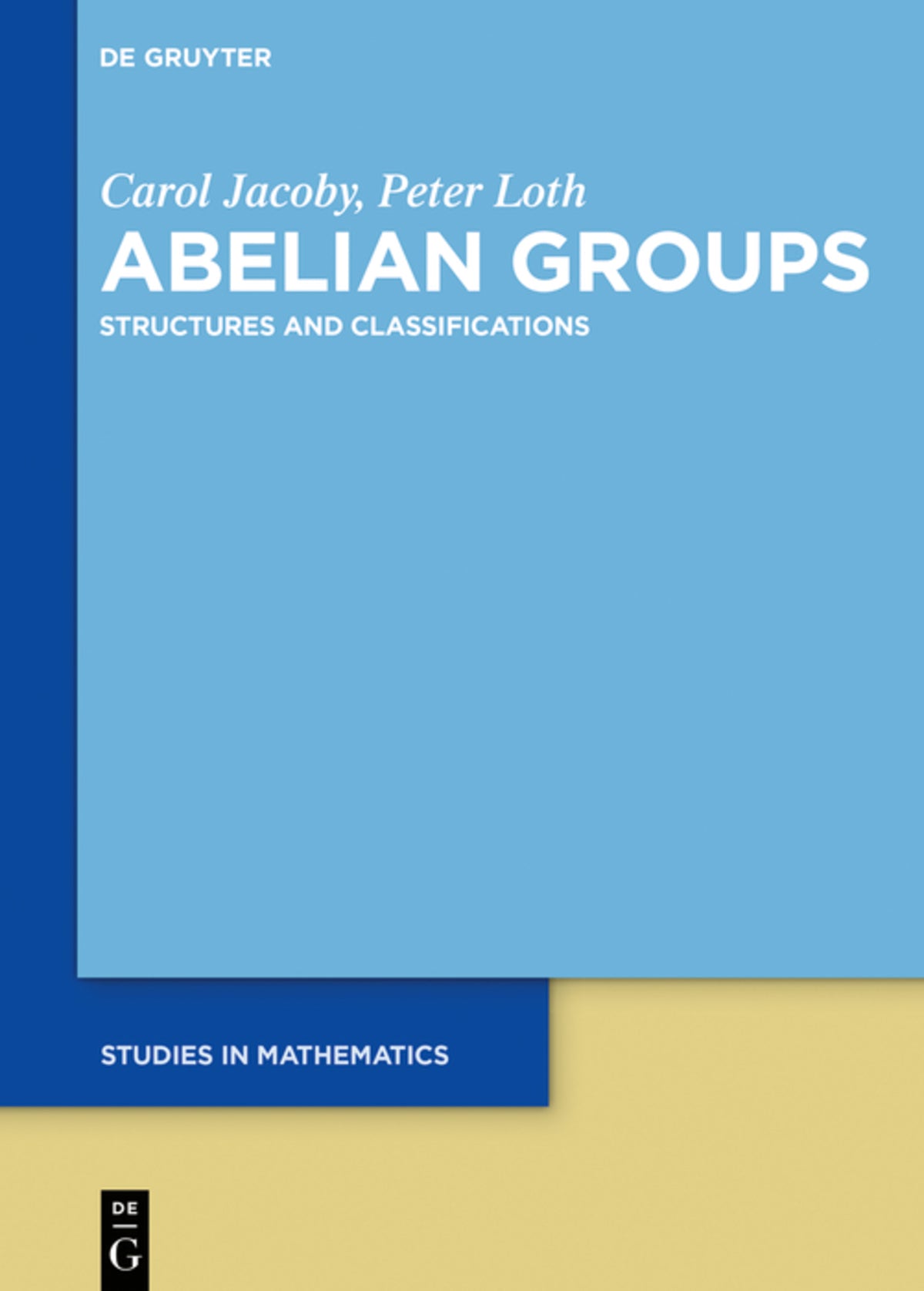 Cover image for Abelian Groups ISBN 9783110432114