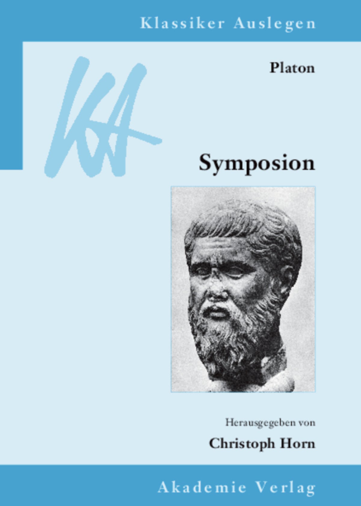 Cover image for Platon: Symposion ISBN 9783050043456