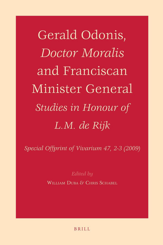 Gerald Odonis, Doctor Moralis and Franciscan Minister General