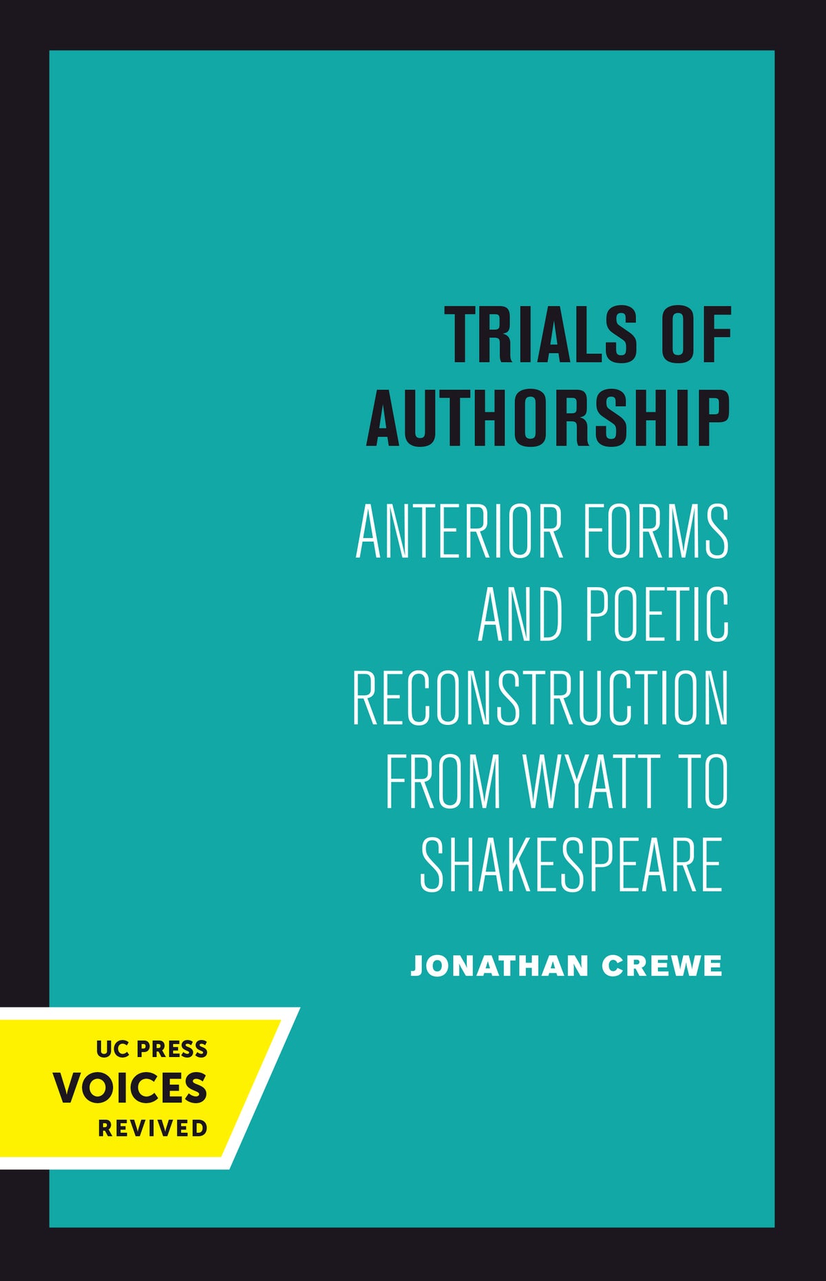 Cover image for Trials of Authorship ISBN 9780520303287
