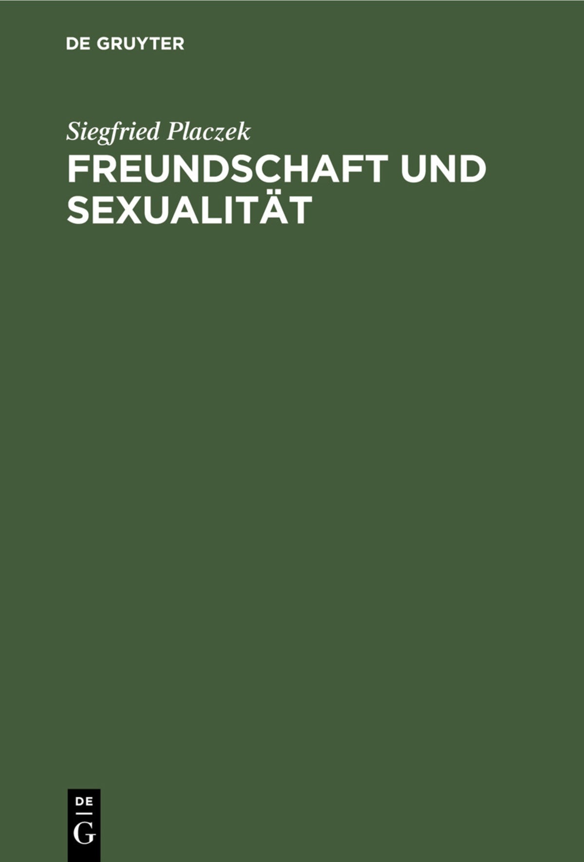 Freundschaft und Sexualität