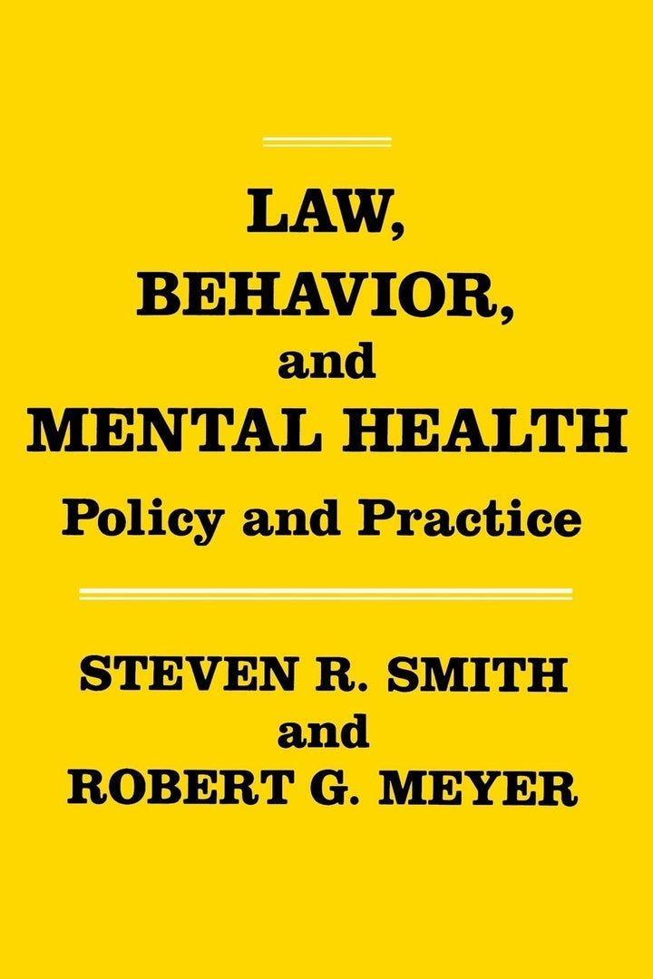 Cover image for Law, Behavior, and Mental Health ISBN 9780814778579