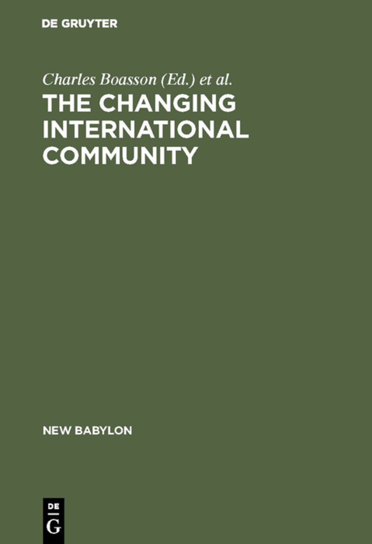 The Changing International Community